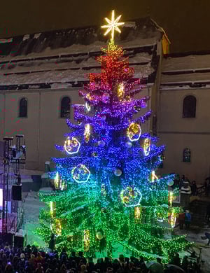 Sapin de Megève réalisé en Twinkly Pro Sapin de Megève réalisé en Twinkly Pro