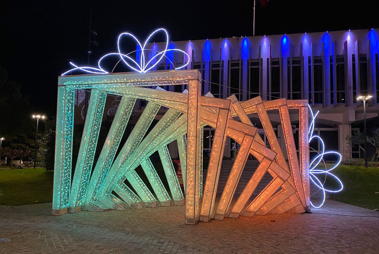 Décors 3D animé en Twinkly Pro
