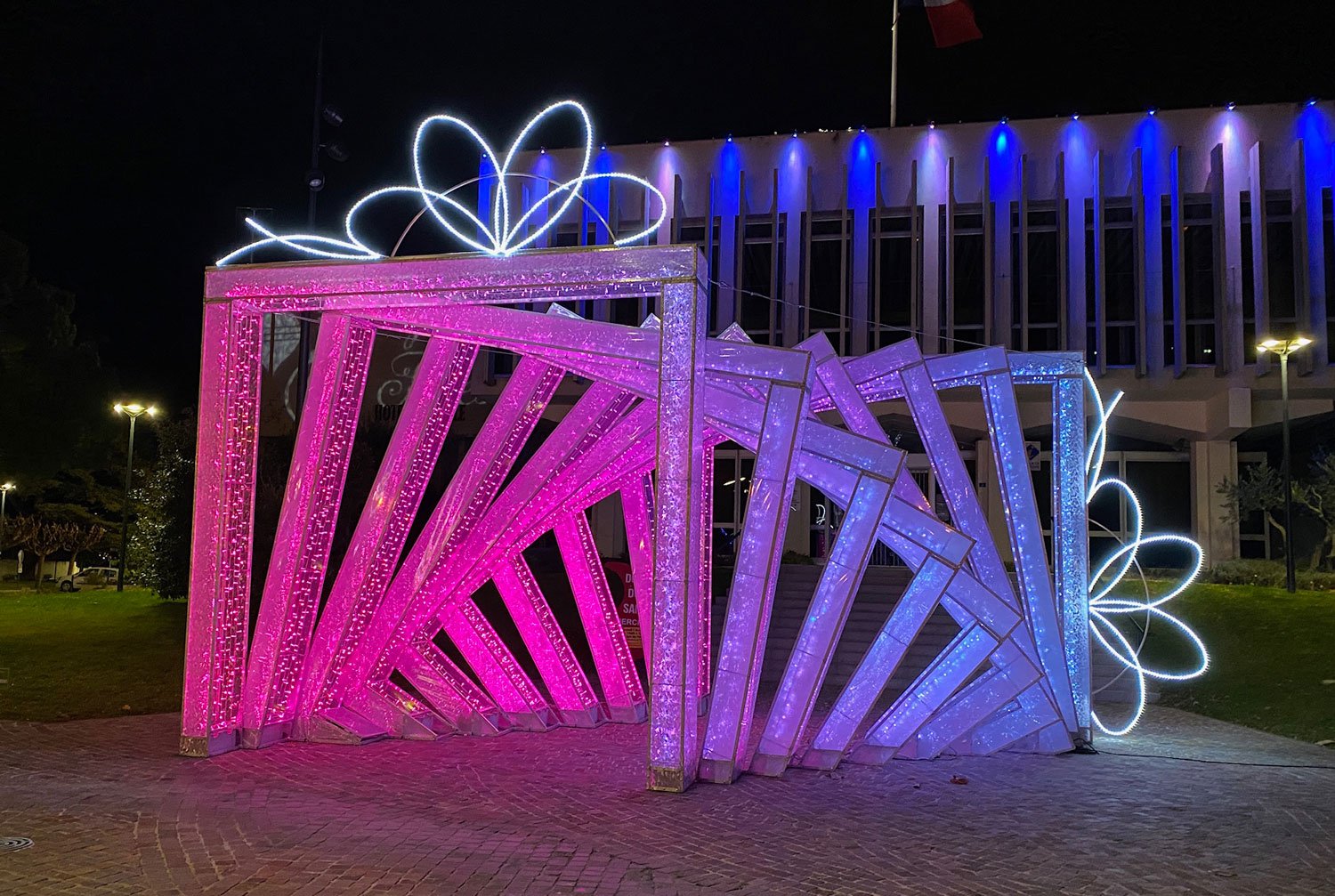 Décors 3D animé en Twinkly Pro via le cloud