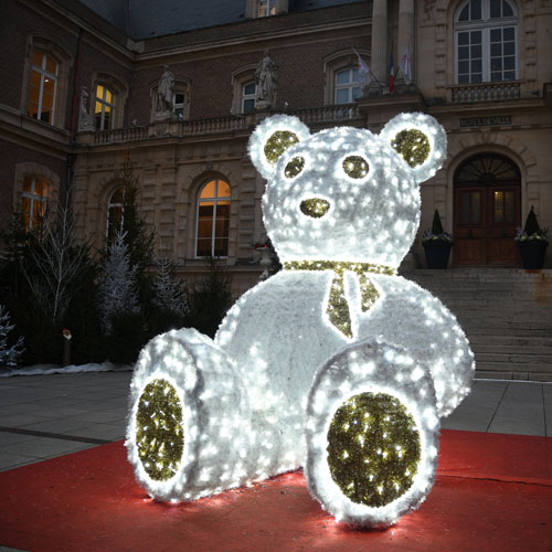 Igloo lumineux de Noël - Boule lumineuse extérieur - Net Collectivités